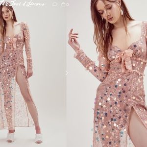 NWT For Love & Lemons Ace Maxi Dress